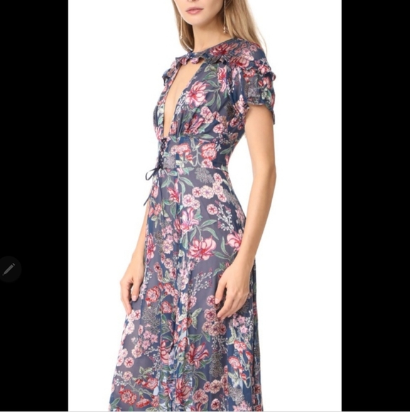 🍋For Love and Lemons Flora Maxi Dress - Picture 6 of 16